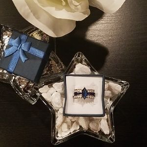 💎Blue Diamonique Ring